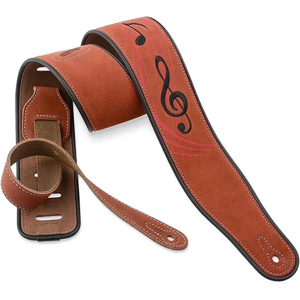 Leather Guitar Strap, 2.8 Inches Width